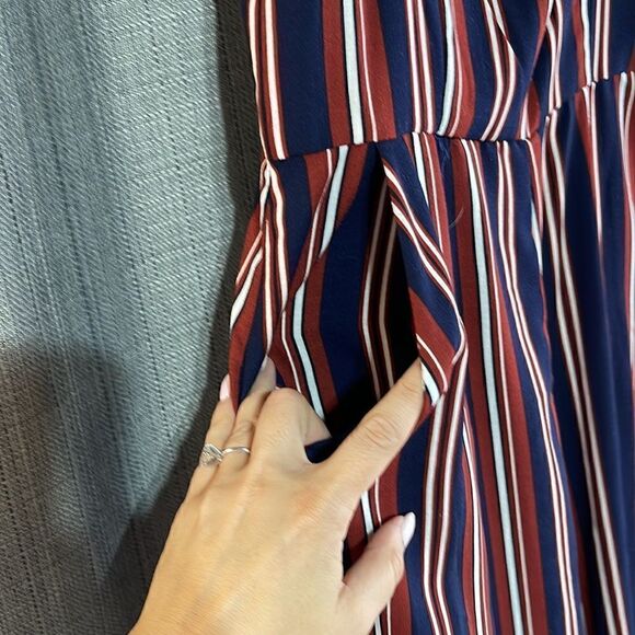 EUC Nordstrom Socialite Strappy Dress Jumpsuit Romper w Pockets Small - Picture 4 of 10